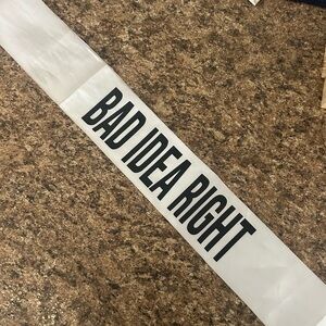 Olivia Rodrigo Inspired Obsessed Sash: “Bad Idea Right”